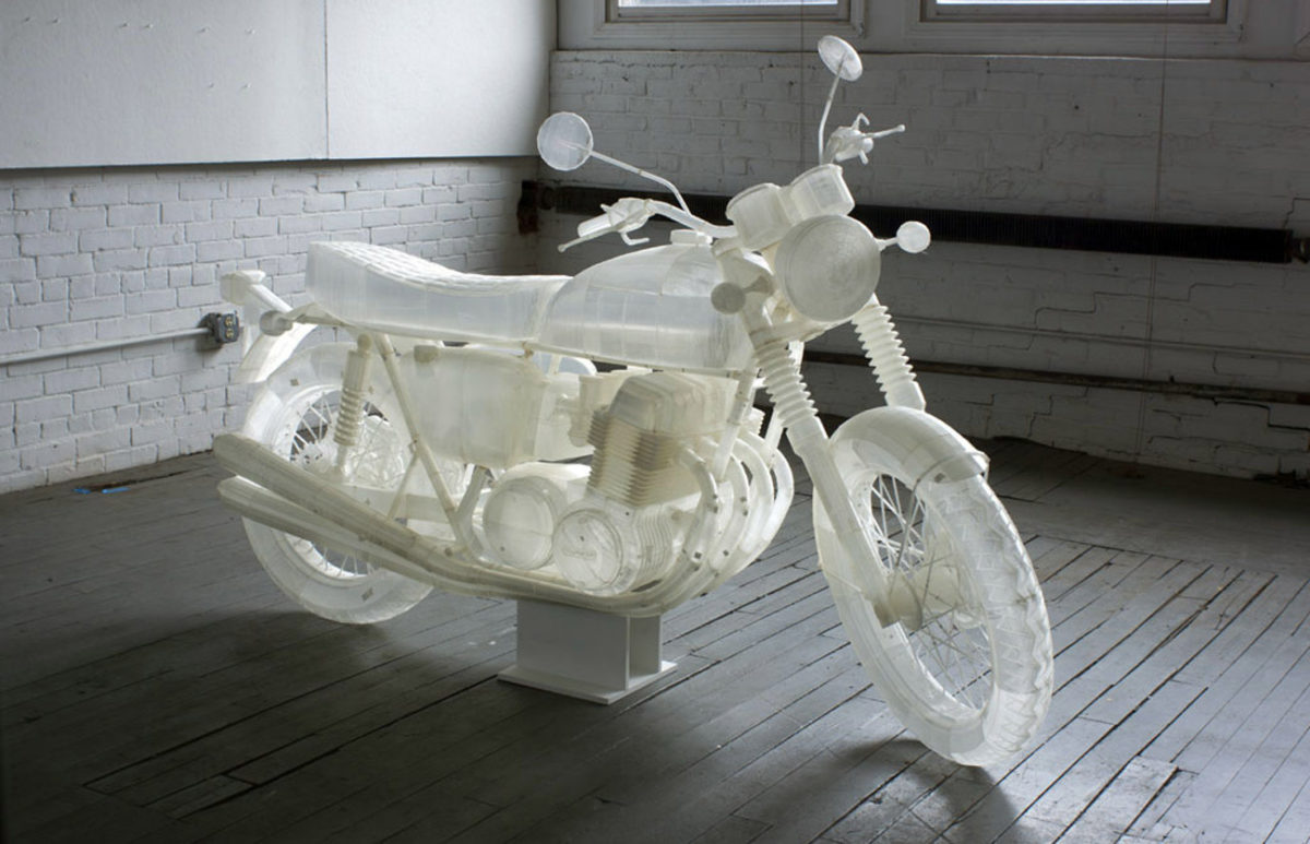 Un artiste imprime une Honda CB500 en 3D