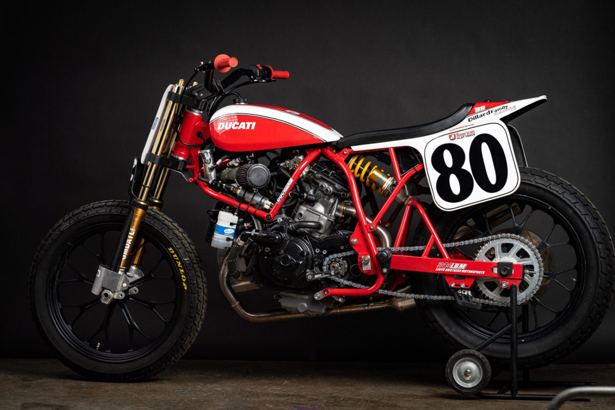 Le Team Lloyd Brothers Motorsports sort une Ducati Flat Tracker flambante