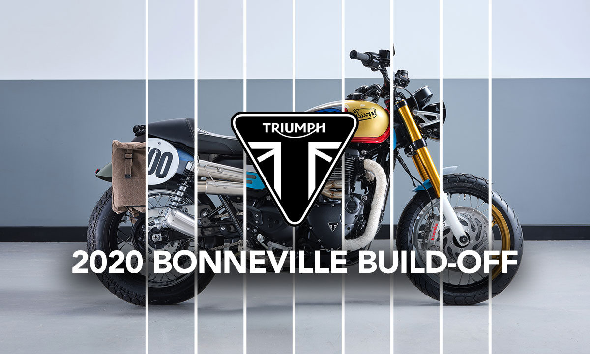 TRIUMPH BONNEVILLE 2020 BUILD-OFF