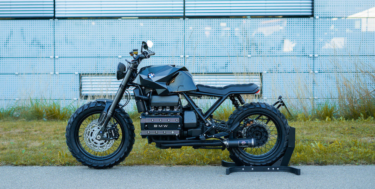 BMW K100 « Nightcrawler » – Une prouesse technique par Crooked Motorcycles